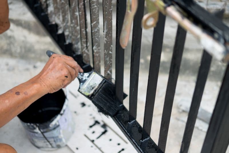 Security Fence Painting
